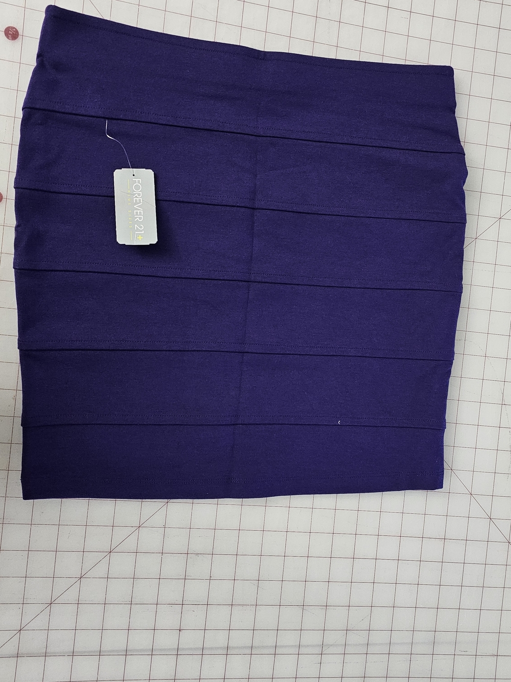 Forever 21 Dark Purple Bandage Mini Skirt